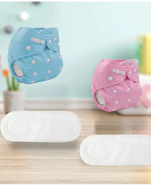 Baby Washable Diaper With Pad Pack 2