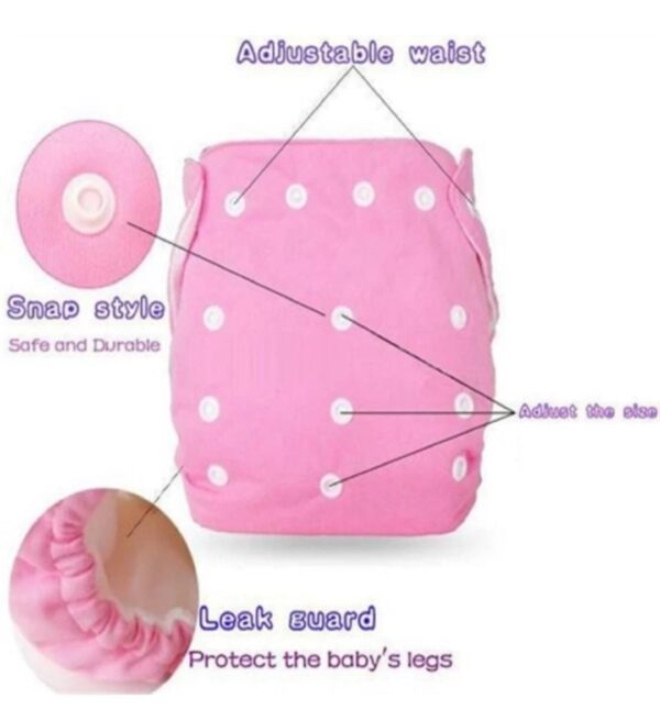 Baby washable diaper with pad - Image 3