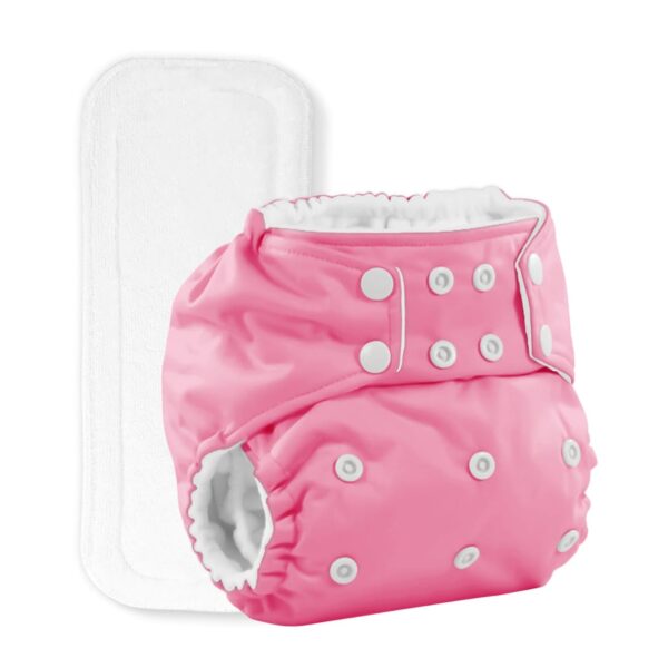 Baby washable diaper with pad