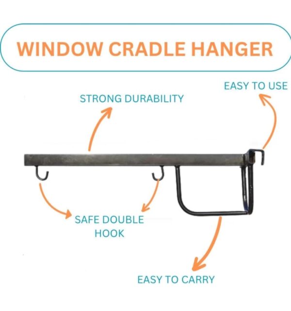 Window Cradle Hanger Metal - Image 2