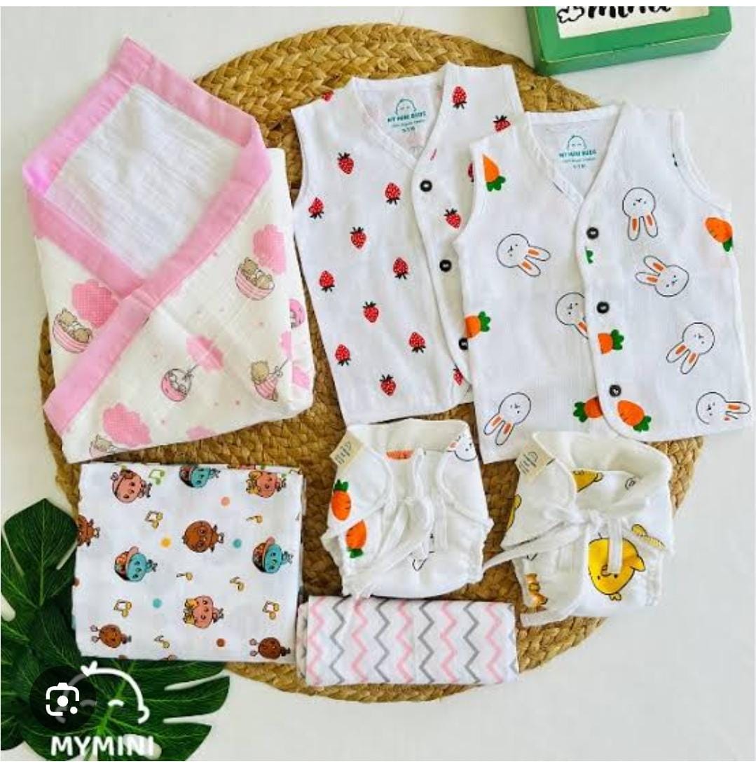 Muslin Dress Set Combo