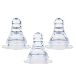 Infant Nipples For All Type Feeding Bottles, Pack Of 3 Nipples