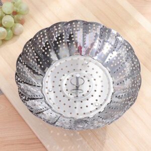 Fruits & Vegetables Steel Folding Steamer