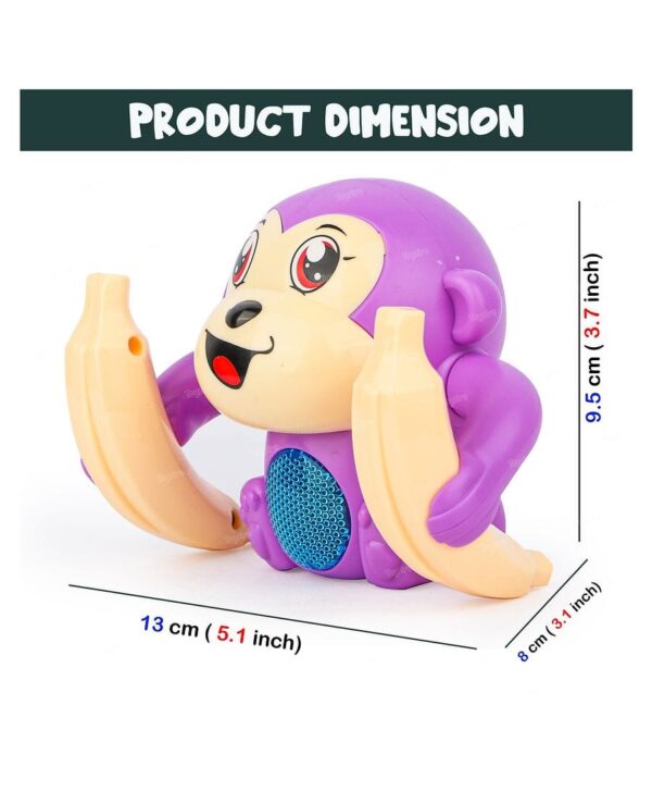 Tumbling Monkey Toy With Voice Control Sensor Light Musical Dancing Toy For Kids Baby - Image 5