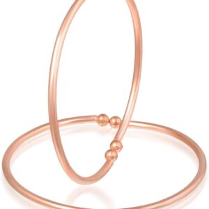 Baby Plain Copper Kada With Adjustable, (Pack Of 2)